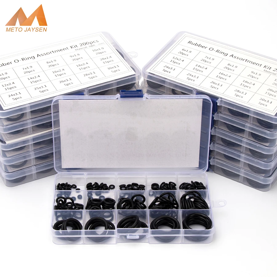 

150pcs 225pcs PCP Paintball NBR Rubber Sealing O-rings CS 1mm 1.5mm 1.9mm 2.4mm 3.1mm OD 6mm-35mm Gasket Replacements Kit S4