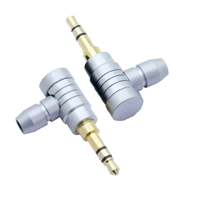 10 шт./лот правый угол 3 5 мм полюса стерео штекер тип винта Разъем для пайки провода