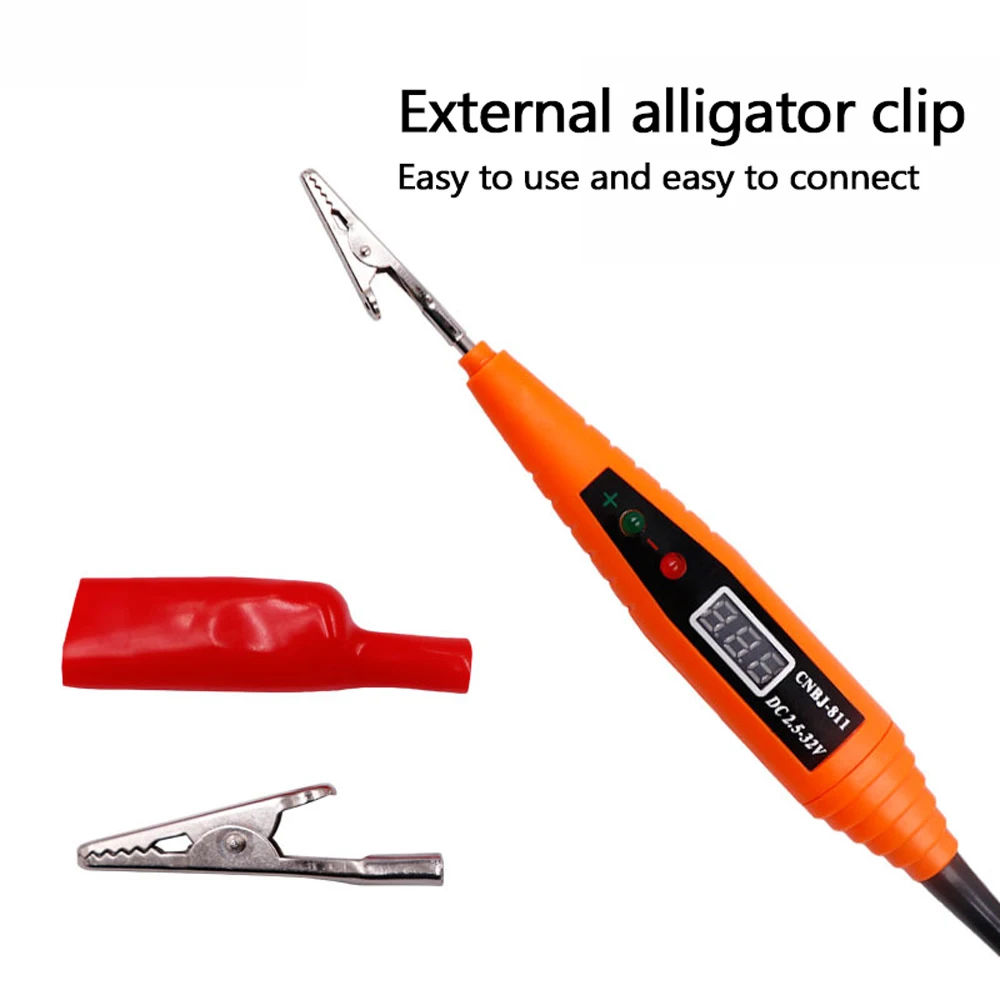 

Car Electrical Circuit Test Pen Digital Display Auto Voltage Testing Diagnostic Pen Repairing Tools Car Accessories