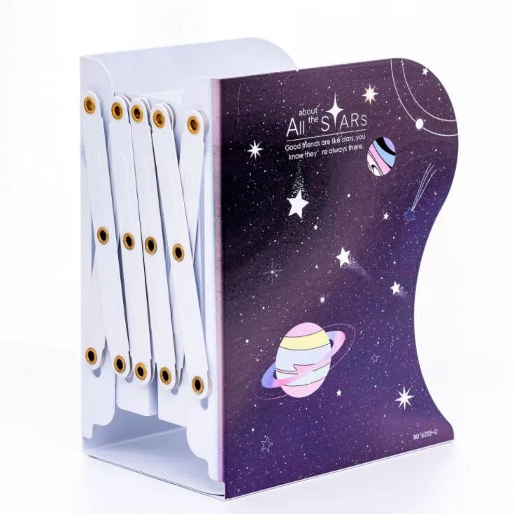 Металлический регулируемый Органайзер со звёздным небом для книг и