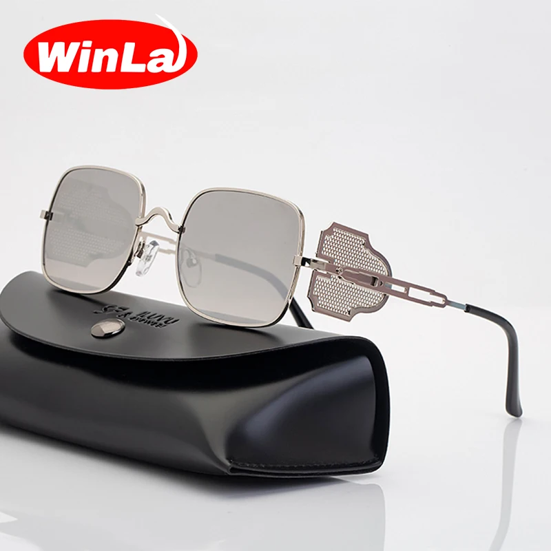 

Модные брендовые дизайнерские солнцезащитные очки WINLA, женские антибликовые солнцезащитные очки для вождения, мужские трендовые солнцезащ...