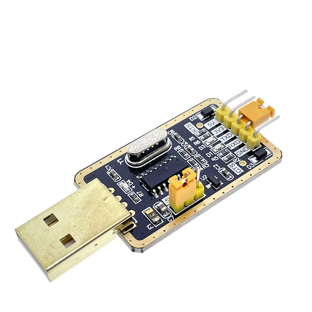 Плата микроконтроллера CH340 с USB на TTL CH340G небольшая пластина для щетки проводом
