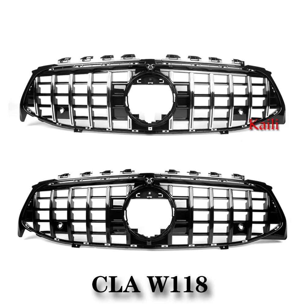 GT Передние решетки для CLA class W118 CLA118 CLA220 CLA250 260 300 2020 рамка Крышка отделка