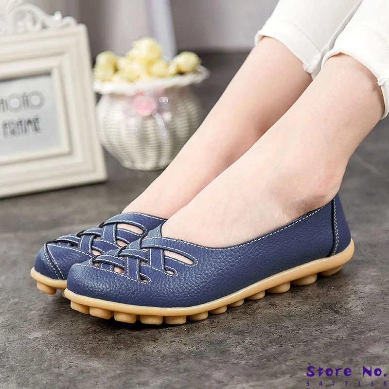 Размера плюс 2019 женские туфли оксфорды Женская обувь из натуральной кожи на