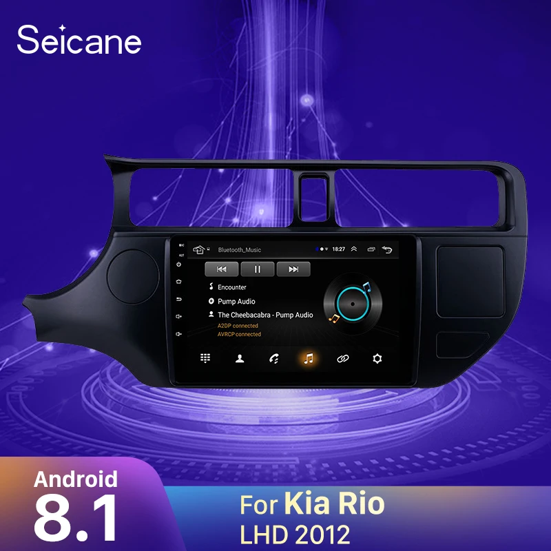 Seicane для Kia Rio 2012 автомагнитола с левой рукой мультимедийный видеоплеер навигация