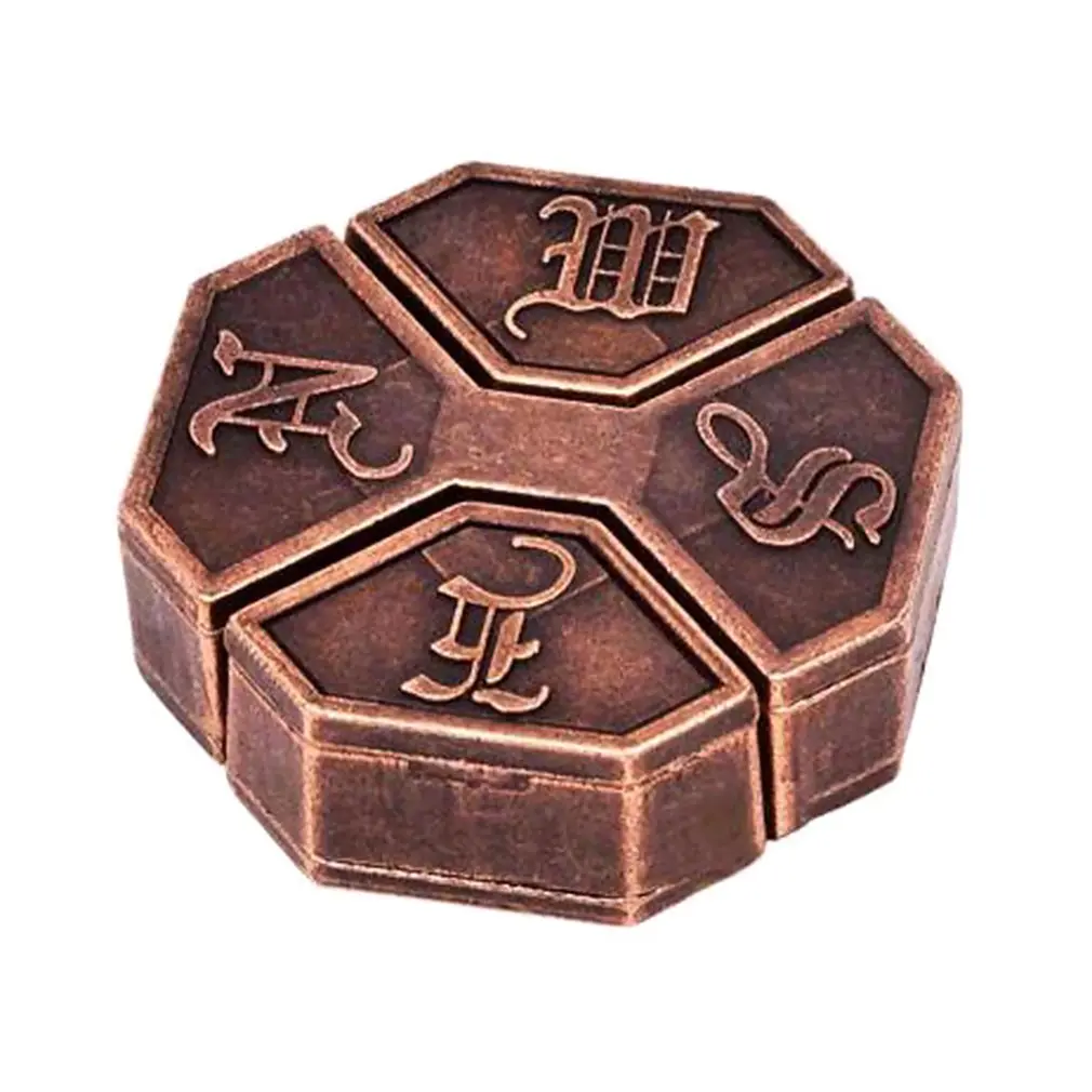 Подарок для взрослых винтажная металлическая головоломка с замком классная