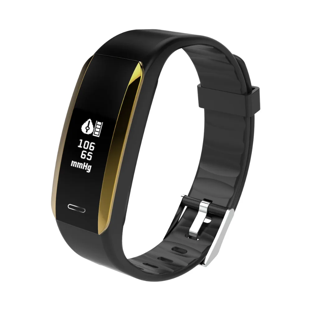 ABAY V07 smart bracelet watch with heart rate monitor blood pressure oxygen fitness tracker iOS Android | Электроника