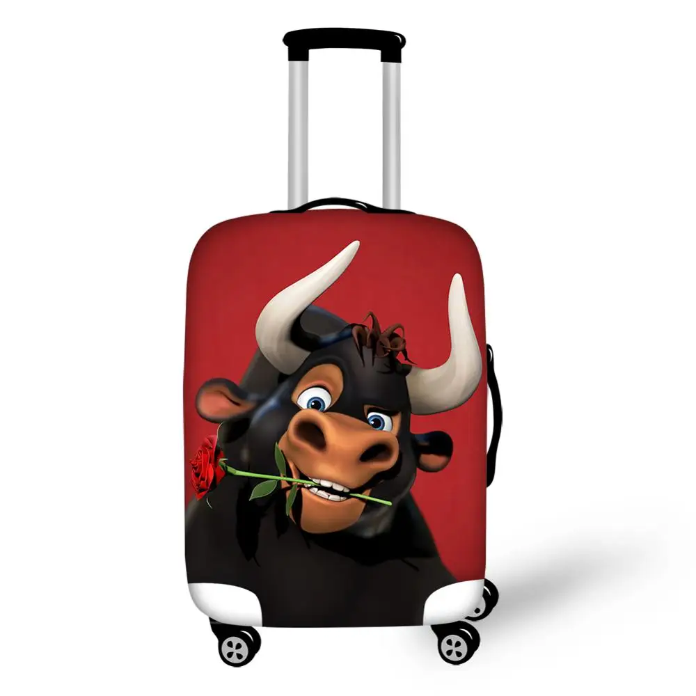 HaoYun Travel Luggage Cover Ferdinand Pattern Suitcase Cover Cartoon Anime Designer Elastic Dust-proof &Water-proof Protector