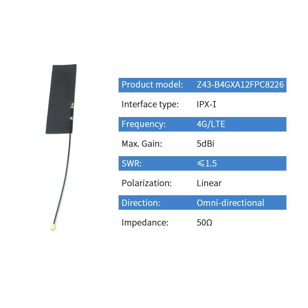 10pcs 4G Built in Antenna LTE FPC Omnidirectional High Gain IPX IPEX Internal Wifi Mobile Phone Antennas TX4G-FPC-8226 | Мобильные