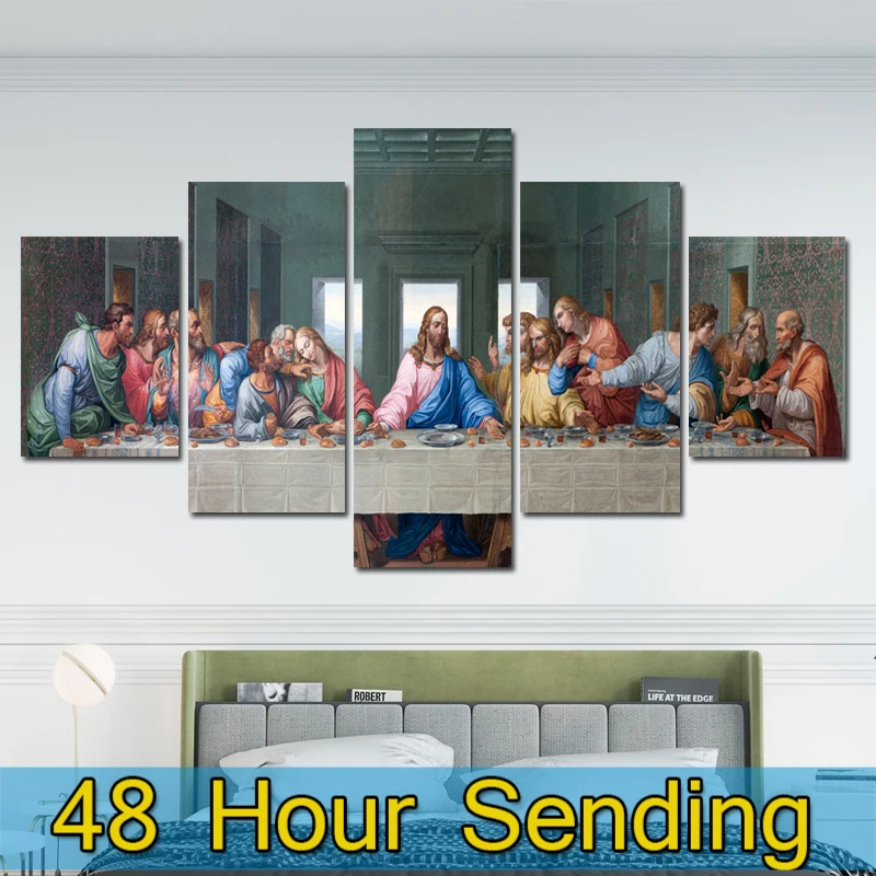 Холст со скандинавскими мотивами картина маслом Последний SupperTwelve учеников