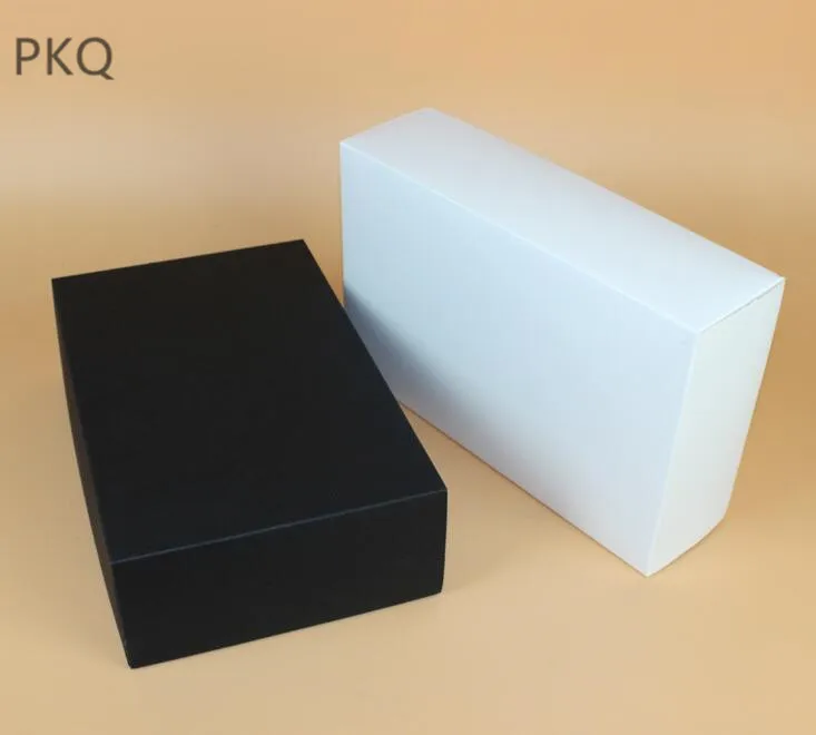 28*18*8cm 10pcs Large Carton Box With Lid Gift Boxes Clothing Packaging Black Kraft White Big | Дом и сад