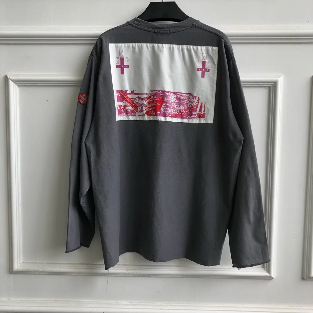 Cav Empt С. Е. Винтажные женские и мужские толстовки с длинным рукавом и принтом с крестами, рубашки в стиле хип-хоп, уличная Мужская толстовка, пуловер