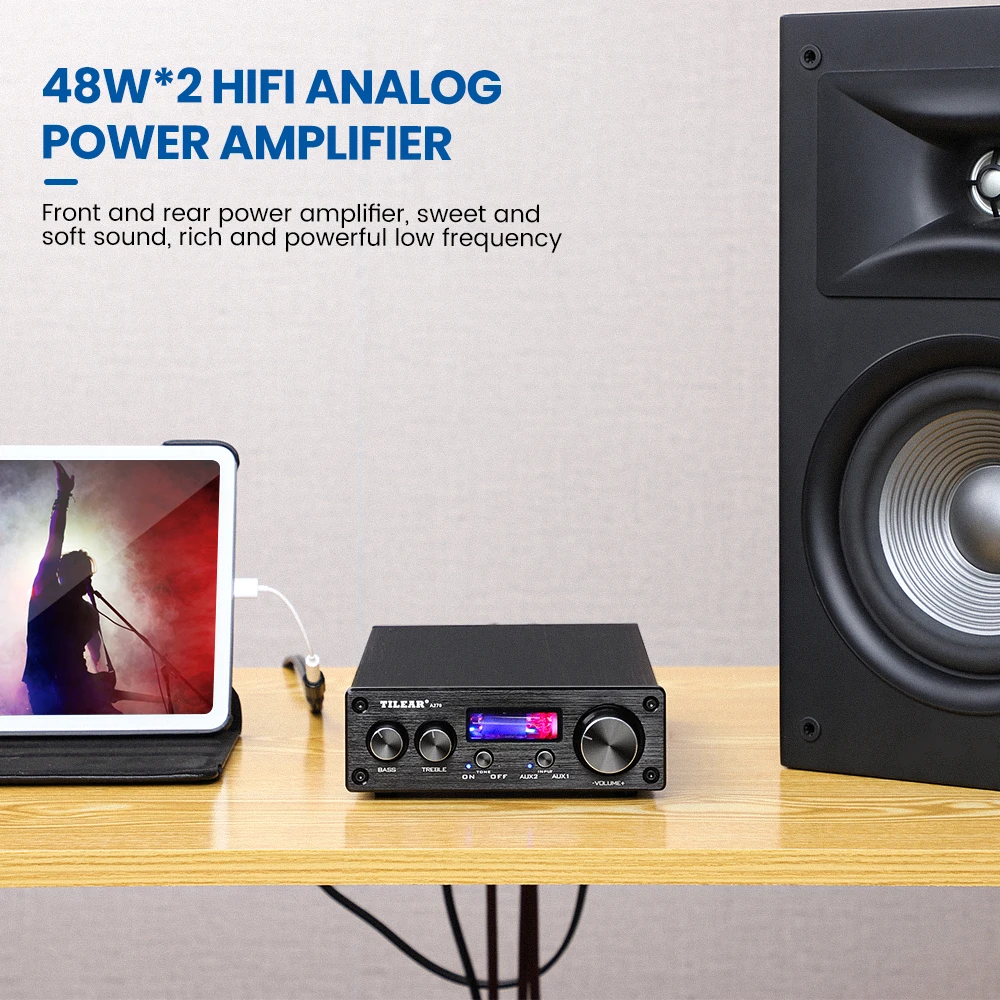 HiFi NE5532 6K4 ламповый аналоговый фотоусилитель с 2 входами управление высокими