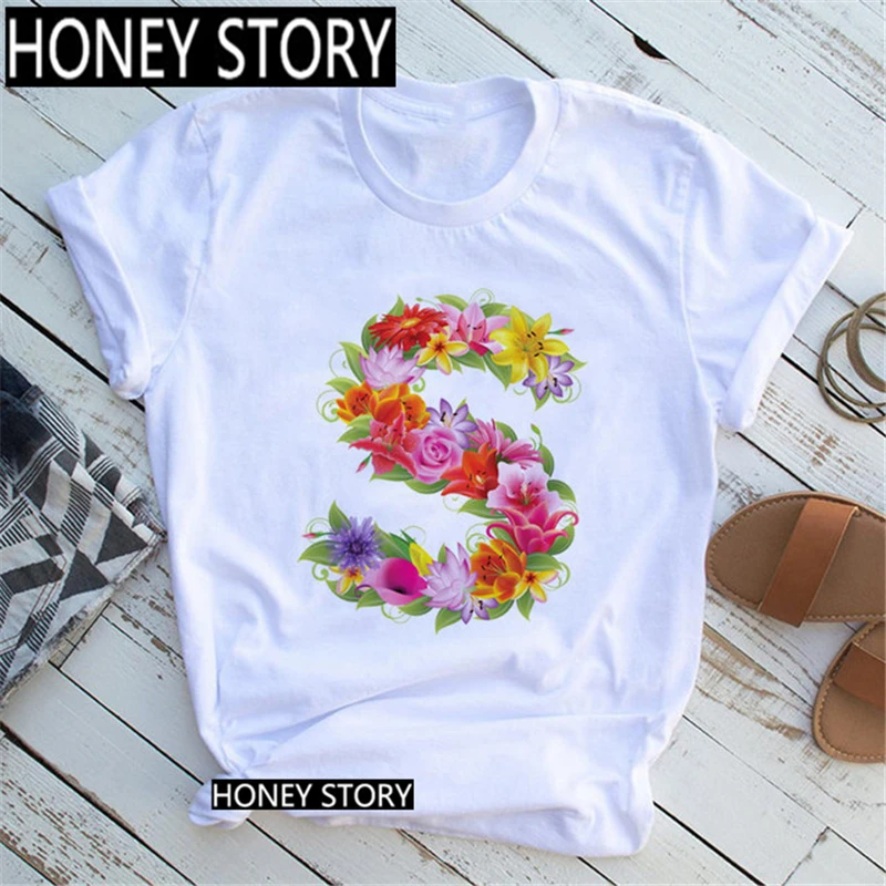 

Женская летняя футболка с цветочным принтом, в стиле 90-х