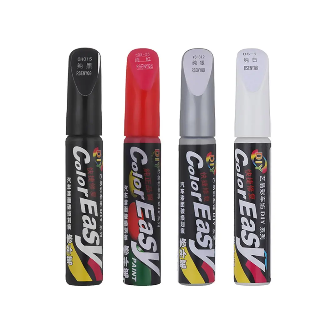 

Car Up Pen Set Car Paint Surface Repair Scratch Repair Paint White Gray Black Red Mixed Color Paint Pen