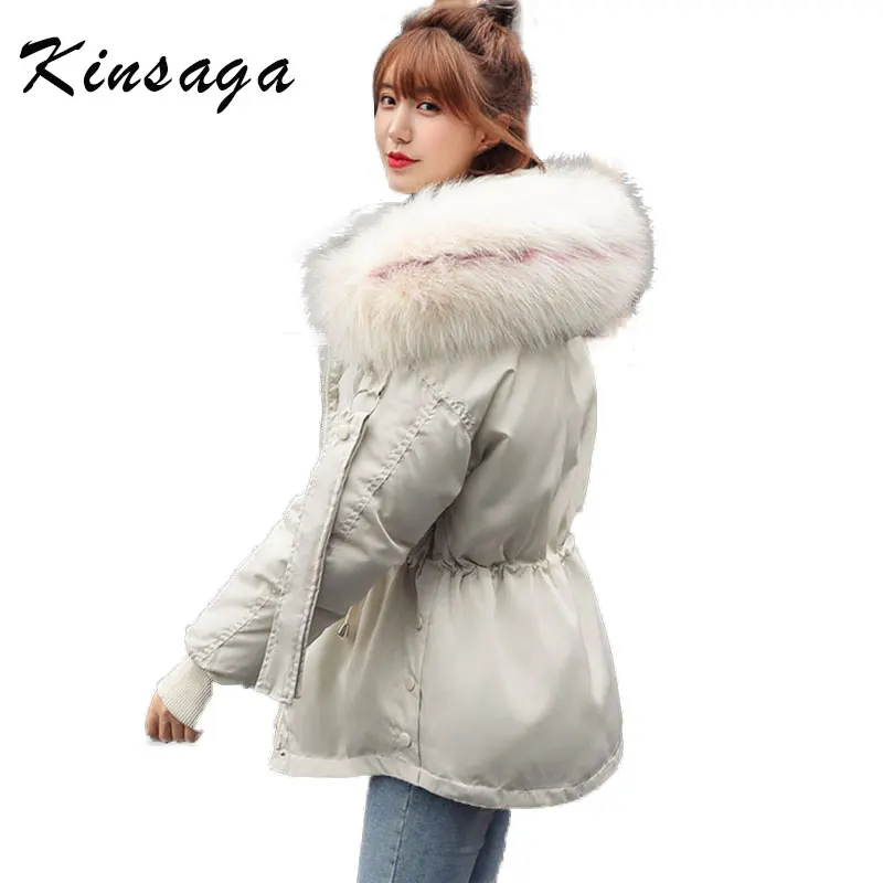 Женские зимние нестандартные короткие куртки с капюшоном парки воротником из