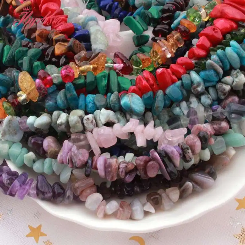 Бусины из натурального камня бусины чипа неправильной формы для