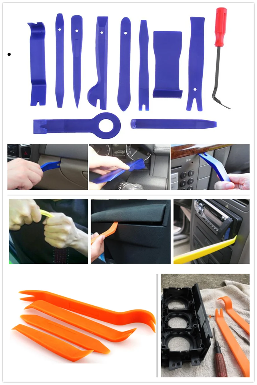 Приборная панель для удаления дверей автомобиля инструменты стерео Ремонт Volvo S40