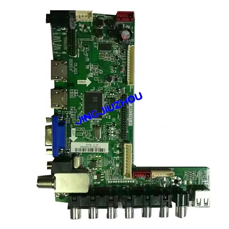 Main Board of GPX U16082590 (T.MS3393.81) TDE5074BT460HB01 V0 T.MS3393.81 motherboard RCA RLDED4633A-C
