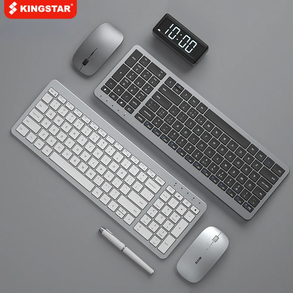 

Rechargeable 2.4G Wireless Keyboard Mouse Combo For Macbook Pro PC Gamer Computer Laptop Magic Gaming Keyboard Mouse Set Keypad