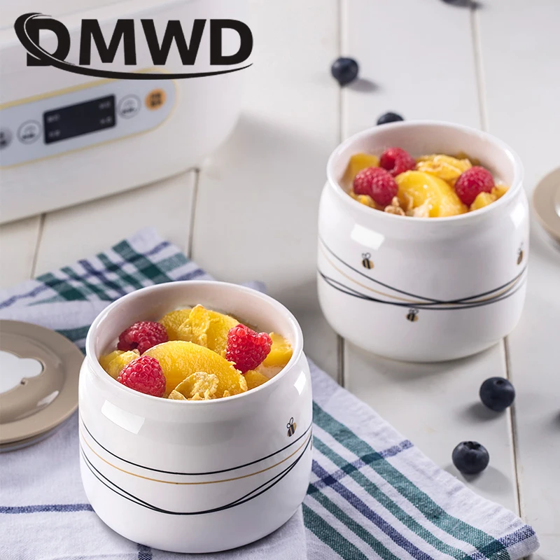 DMWD Автоматическая электрическая Йогуртница с таймером машина для брожения