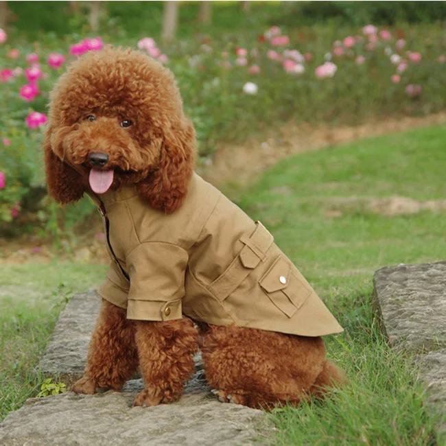 

Pet Warm Vest Jacket Apparel Clothes With Pocket Well Fitted Fur Cooling Dog Coats