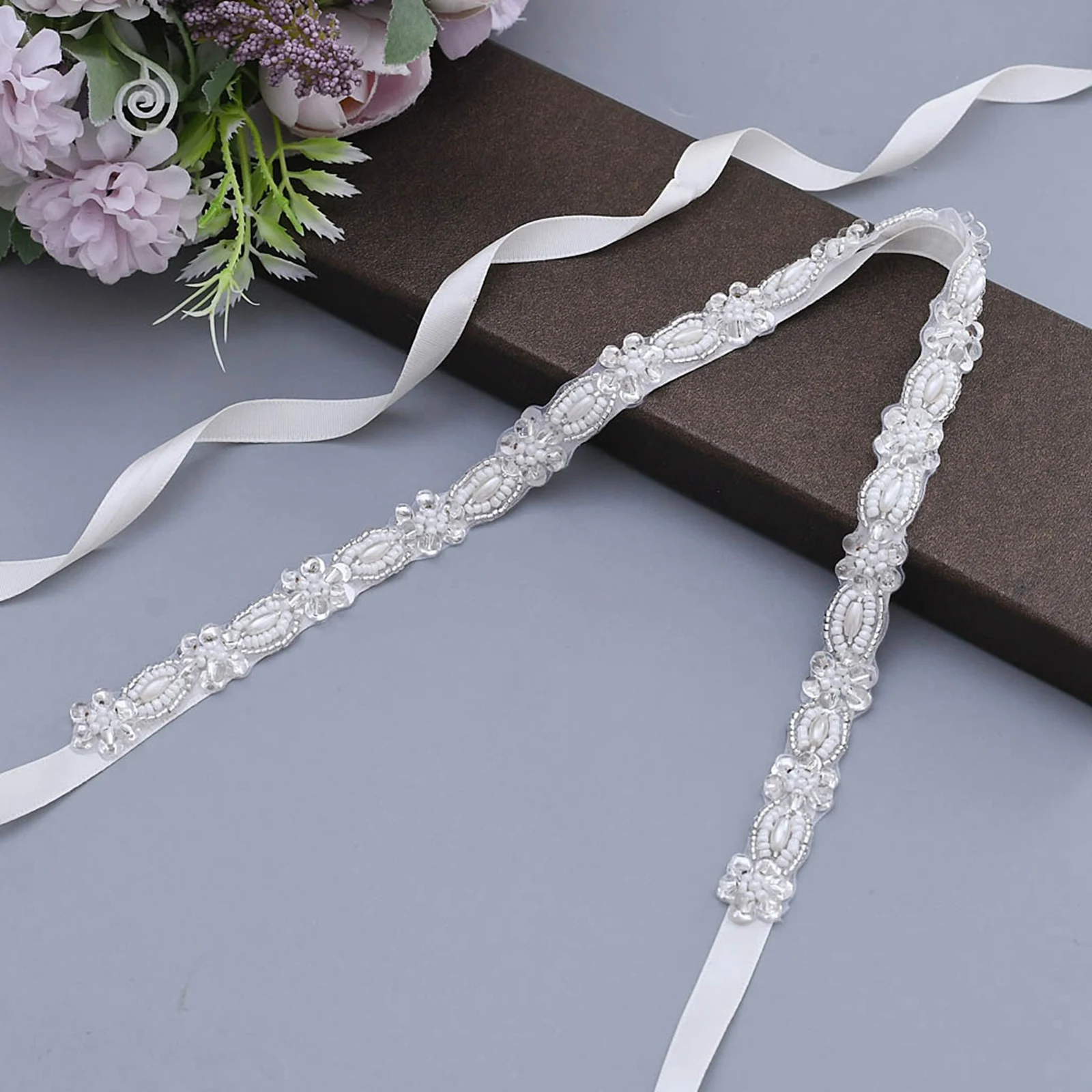 

Серебряный Свадебный ремень Стразы ручной работы ремень для свадебного платья ремень со стразами