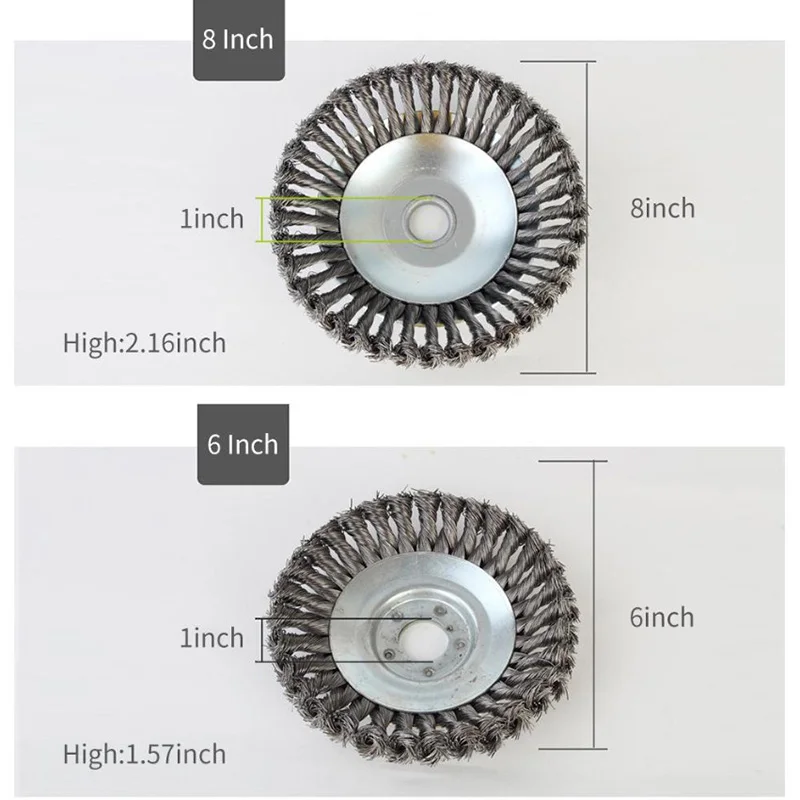 

Steel Wire Grass Trimmer Head Rounded Edge Weed Trimmer Head Grass Brush Removal Grass Tray Plate For Lawnmower