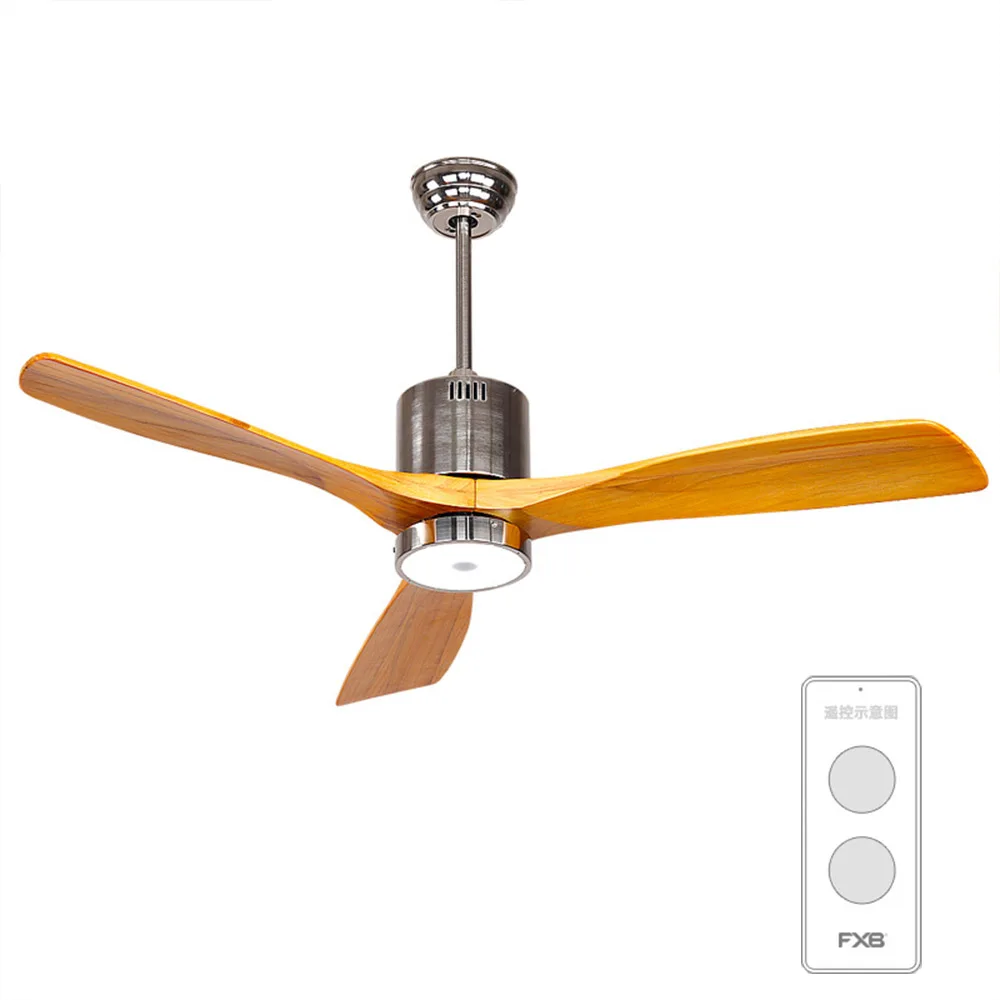 52 дюймов потолочный вентилятор-светильник с Дистанционный пульт минимализм