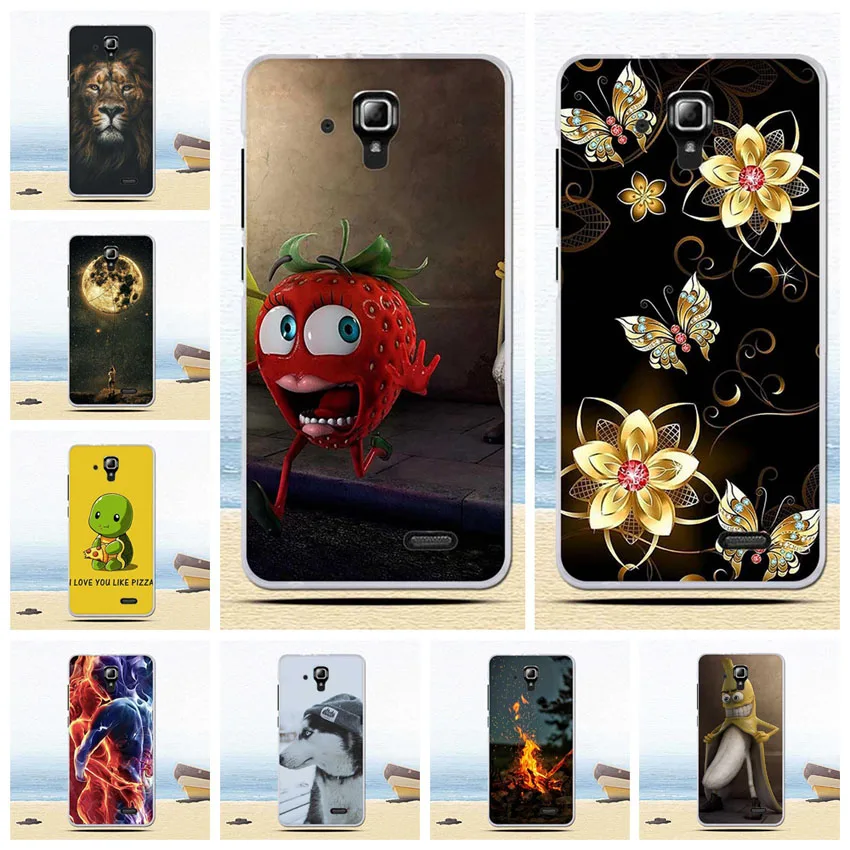 Phone Case for Lenovo A536 Soft Silicone TPU Fashion Cartoon Pattern Painting Back Cover For A358T |