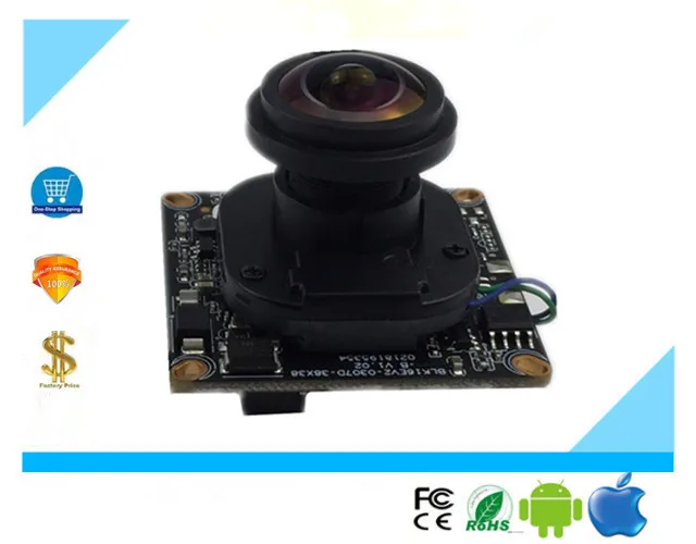 3516E+ sony IMX307 1080P 25fps H.265 1080P плата модуля ip-камеры с низким освещением панорама рыбий глаз 2,8-12 мм Onvif XMEYE CMS