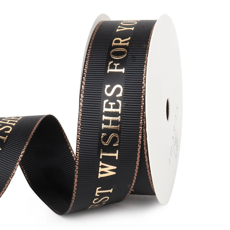 25 мм золочение ленты подарки на свадьбу день рождения упаковочной коробки