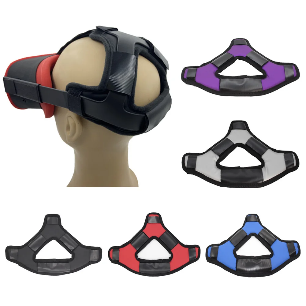 Pressure-relieving Headband for Oculus Quest 2 Comfortable Head Pad Non-slip PU Weight-reduce Strap oculus quest Accessories | Электроника