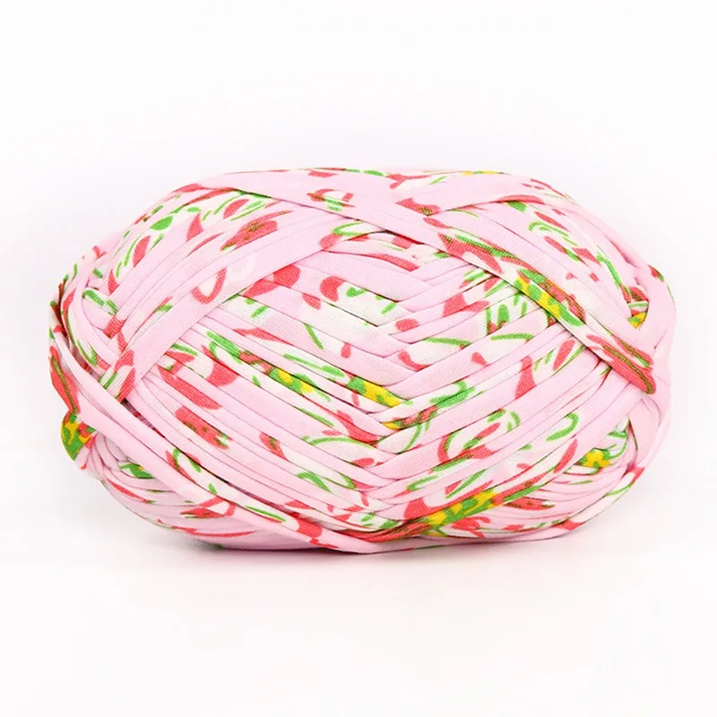 Тканевая пряжа вязаная крючком сумка крупная вязальная подушка коврик корзина