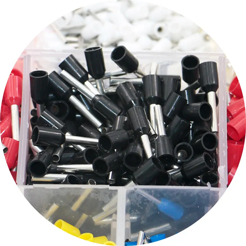 2120 шт. изолированные концевые клеммы для шнура оловянные медные обжимные