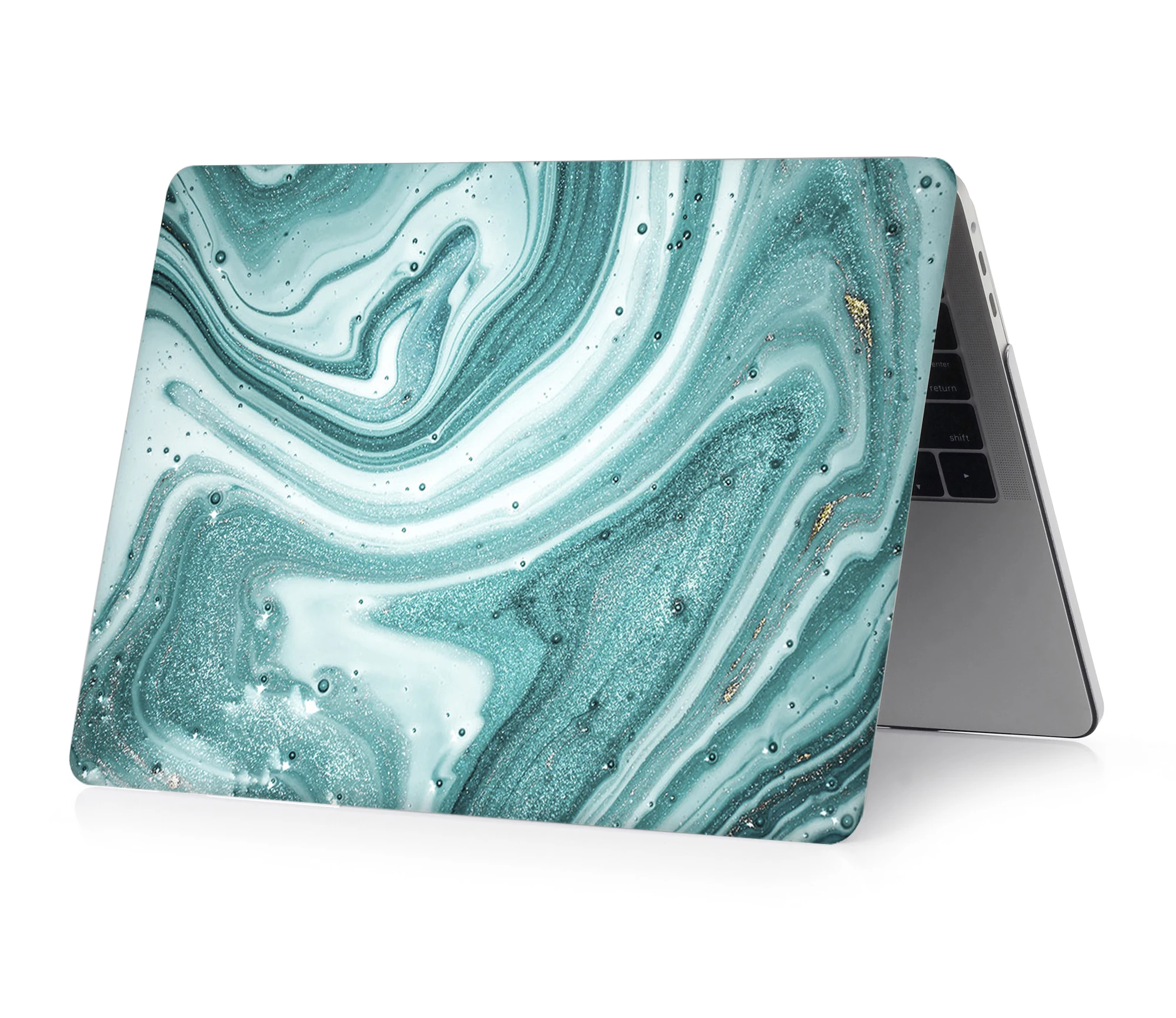 Новый чехол для ноутбука M1 Pro Air Retina Apple MacBook 11 12 13 15 16 дюймов футляр с мраморным