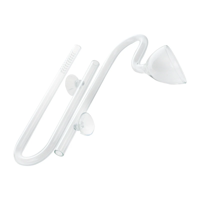 

Стеклянная трубка для аквариума с заливным потоком и заливным потоком лилии, трубка 1 м + присоска