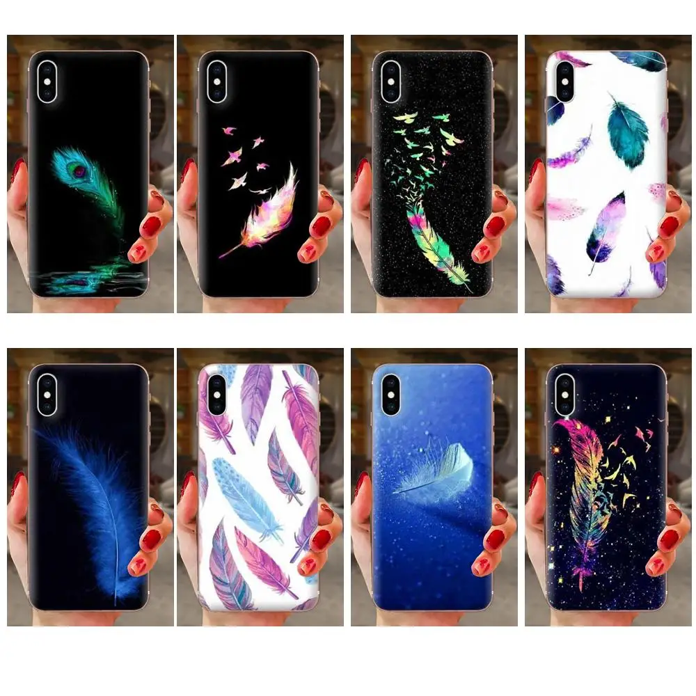 Chocolate Feather Color For Huawei Honor Mate 7 7A 8 9 10 20 V8 V9 V10 G Lite Play Mini Pro P Smart Case | Мобильные телефоны и