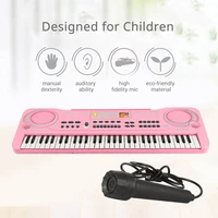 61 keys electronic organ usb digital keyboard piano musical instrument kids toy with microphone electric piano for children kids