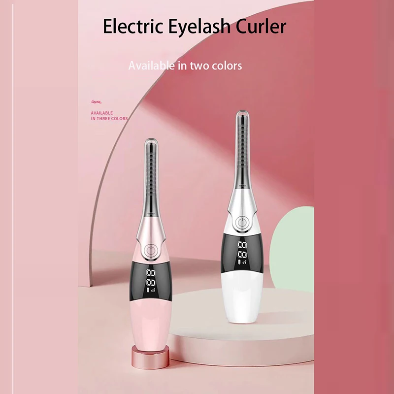 

Portable Electric Perm Heated Eyelash Curler Long Lasting Eye Lash Curler Makeup Curling Kit For Women Eyelashes