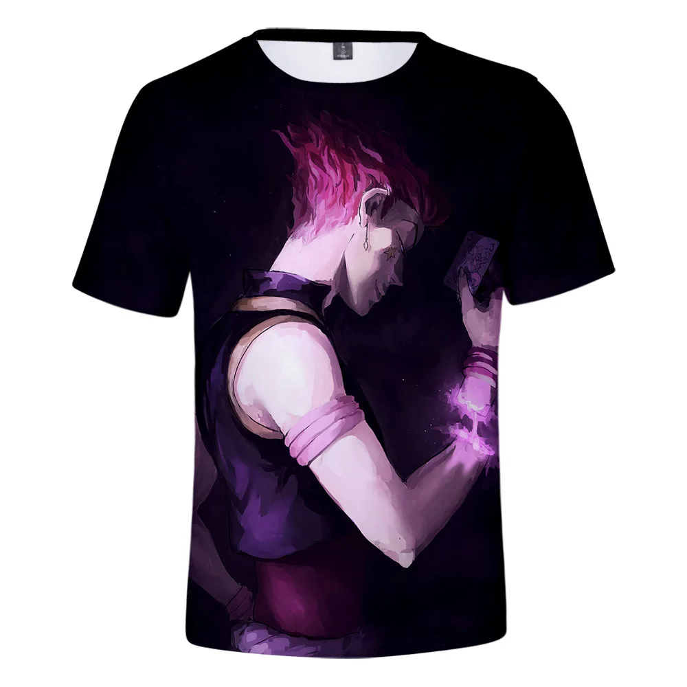 Футболка Hunter X с 3D принтом героев мультфильмов футболка Hisoka для мужчин и женщин