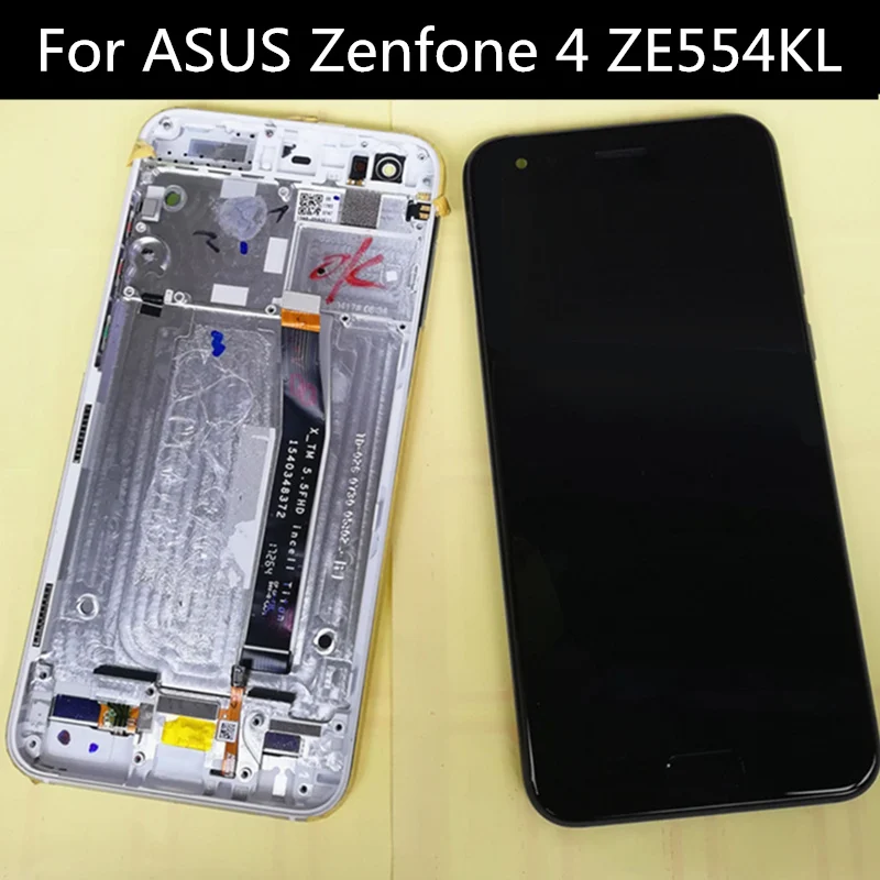 ЖК дисплей 5 дюйма для ASUS Zenfone 4 ZE554KL + сенсорный экран с рамкой дигитайзер в сборе