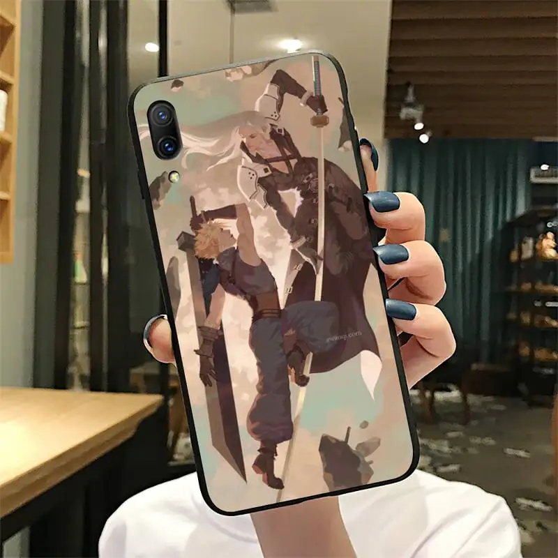 

HUAGETOP final fantasy 7 Phone Case For Vivo Y91c Y17 Y51 Y67 Y55 Y7s Y81S Y19 V17 vivos5