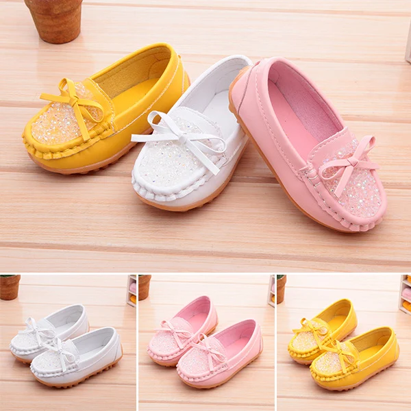 

Autumn Winter Children Shoes Flat Candy Ribbon Bow Children Shoes Children Casual Shoes AN88