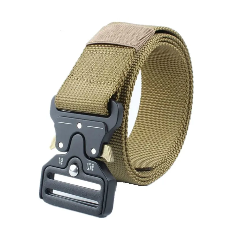 Тактический ремень для мужчин армейский военный SWAT нейлоновый с регулируемой
