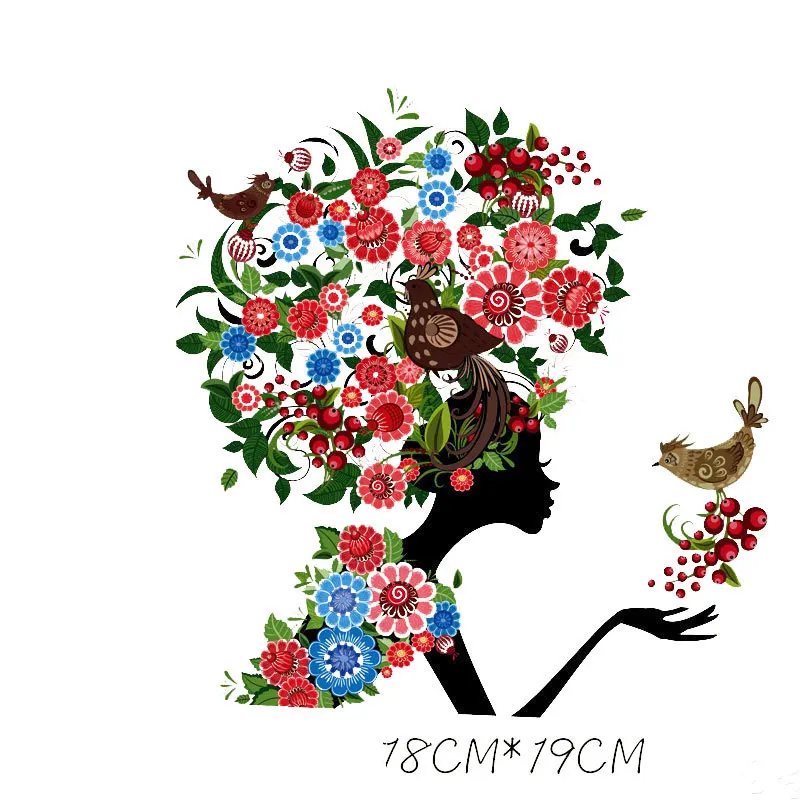 Милый мультяшный бронзирующий узор для девочек сделай сам с термопереводом