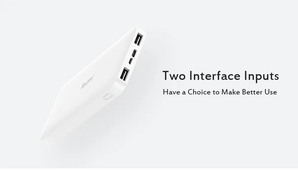 Xiaomi Redmi внешний аккумулятор 20000 мАч 18 Вт Быстрая зарядка 5,1 В а Быстрая зарядка портативный 2 USB внешний аккумулятор для смартфона