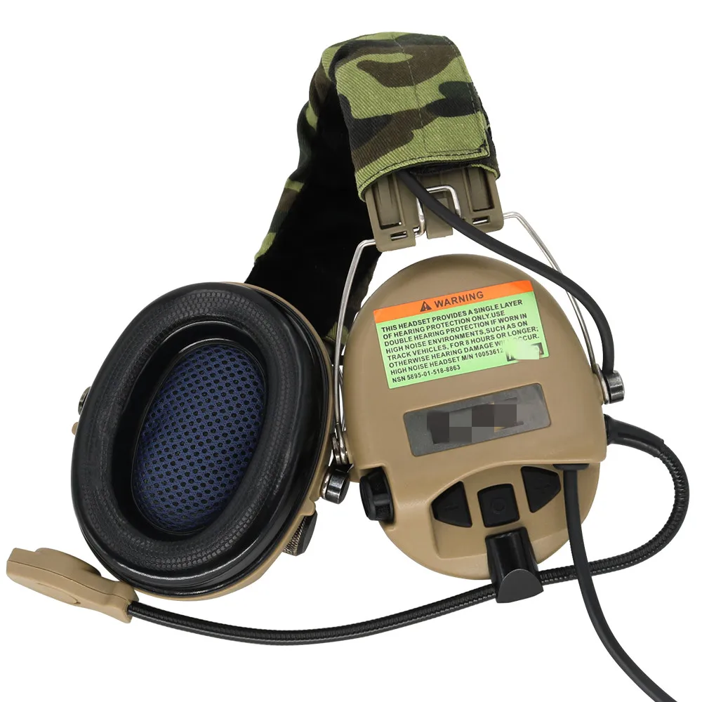 TCIHEADSET MSASORDIN Airsoft Tactical Headset Hunt Shooting Earmuffs Military Pickup Noise Reduction Hearing Protection headphon