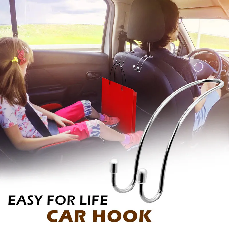 Автомобильные крючки стальной металлический зажим для заднего сиденья
