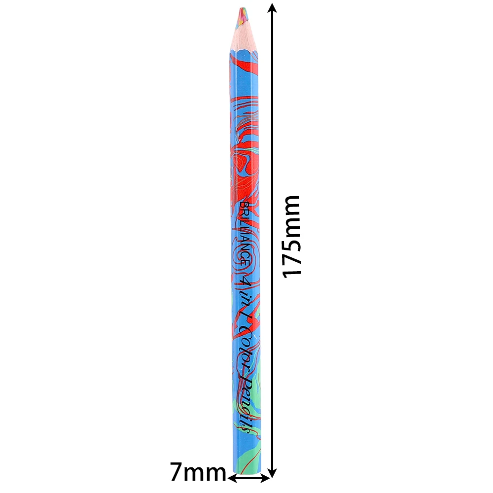 1 шт. разноцветный Радужный карандаш художественные карандаши для рисования